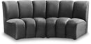 Infinity - 2 Piece Velvet Modular Sectional