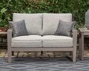 Hillside Barn - Loveseat W/Cushion - Gray / Brown