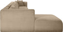 Shaggy - Fabric 6 Piece Modular Sectional With Chaise