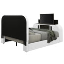 Shelyn - Bed With LED, TV Cabinet, Fireplace & Bluetooth