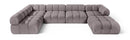 Orin - 6 Piece Modular Sectional (3 Modular Chairs, 2 Corner Chairs & Ottoman)