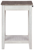 Adalane - Accent Table - White / Gray
