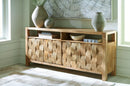 Hudwick - Accent Cabinet - Natural Brown