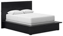 Londer - Queen Panel Bed - Black
