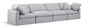 Indulge - Linen 4 Seat Modular Sofa