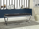 Walton - Leatherette Upholstered Tufted Accent Bench
