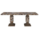 D12DT - 7 Piece Dining Room Set (Dining Table With 6 Dining Chairs) - Dark Brown