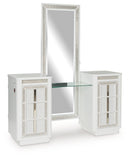 Chalanna - Vanity With Mirror - White