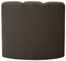 Arc - Boucle Fabric Curved Corner Chair