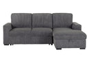 U2660 - L Shape Sectional Without Pull Out Sofa Bed - Gray