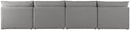 Mackenzie - Modular Sofa Armless - 4 Seats