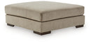 Linenhause - Oversized Accent Ottoman - Dune