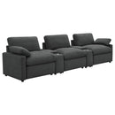 Collins - 5-Piece Power Reclining Home Theater Seating