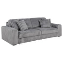 Jacana - Corduroy Upholstered Dual Power Chaise Sofa