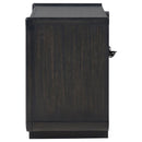 Leandro - 2-Drawer LED Nightstand With USB - Burnished Black