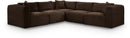 Shaggy - 5 Piece Modular Corner Sectional
