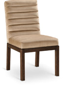 Evelyn - Dining Chair With Brown Legs