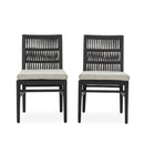 Westville - Outdoor Dining Chair (Set of 2) - Black
