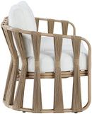San Pietro - Resilient Waterproof Fabric 60.5" Upholstered Outdoor Patio Loveseat