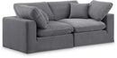 Comfy - Velvet Modular Sofa 2 Seats