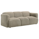 Dorset - Upholstered Round Track Arm Sofa Set