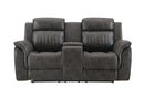 U8517 - Console Reclining Loveseat - Gray