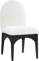 Waldorf - Boucle Dining Side Chair With Black Legs