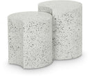 Dimple - Modular End Table - Terazzo Finish