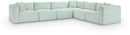 Shaggy - 6 Piece Modular Corner Sectional