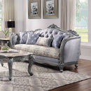 Ariadne - Sofa With 5 Pillows - Fabric & Platinum