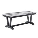 T1319 - Coffee Table - Black / White