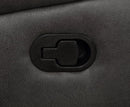 Lawrence - Upholstered Padded Arm Reclining Loveseat - Charcoal