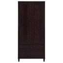 Wadeline - 2 Door Tall Accent Storage Cabinet - Rustic Tobacco