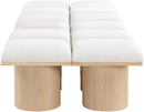 Pavilion - 12 Piece Modular Bench With Natural Base