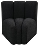 Arc - Boucle Fabric Curved Corner Chair