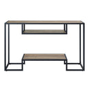 Idella - Sofa Table - Rustic Oak & Black