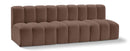 Arc - Faux Leather 3 Seats Modular Sofa