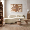 Avra - 86" Velvet Performance Fabric Upholstered Sofa