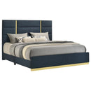 Ines - Fabric Upholstered Panel Bed
