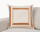 Maybrook - 22" x 22" Pillow - Ivory / Natural