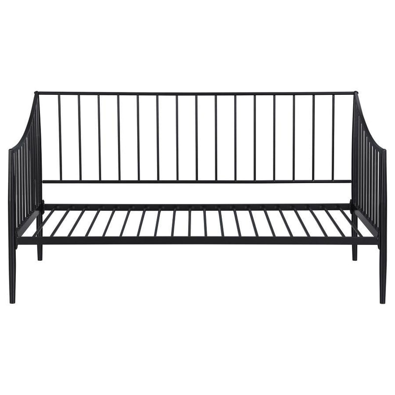 Newbury - Metal Twin Daybed Bed Frame - Matte Black