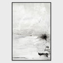 Silence II - 40" x 60" Painting Art by Buddy Whitlock - White