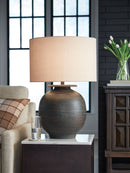 Carlenbury - Metal Table Lamp - Antique Brown