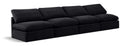 Indulge - Velvet 4 Seat Modular Armless Sofa