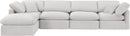 Indulge - Velvet 5 Piece Modular Sectional With Chaise