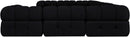 Orin - Velvet Performance Fabric Upholstered 9 Piece Sectional