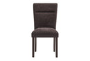D8030 - 9 Piece Dining Room Set (Dining Table With 2 Storage Drawers And 1 Storage Door And 8 Dining Chairs) - Black / Brown