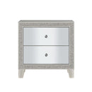 Sliverfluff - Nightstand - Mirrored & Champagne