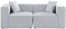 Cube - Linen Modular 2 Seat Sofa