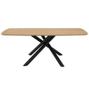 Lawton - Dining Table - Natural & Black
